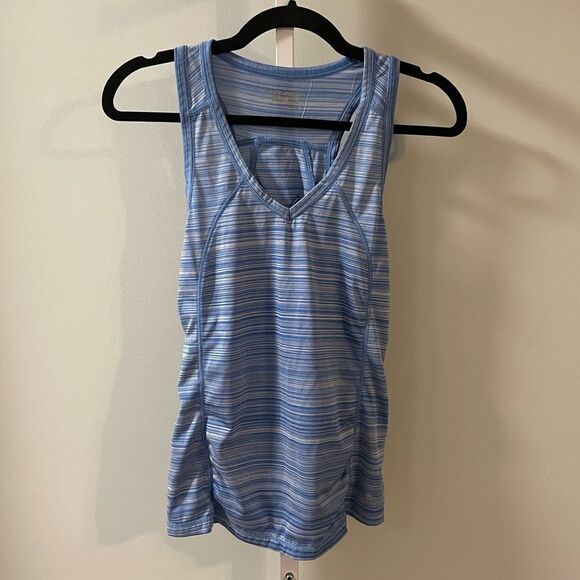 Head Blue Athletic Sleeveless Top with Zippered Pocket - Picture 1 of 4